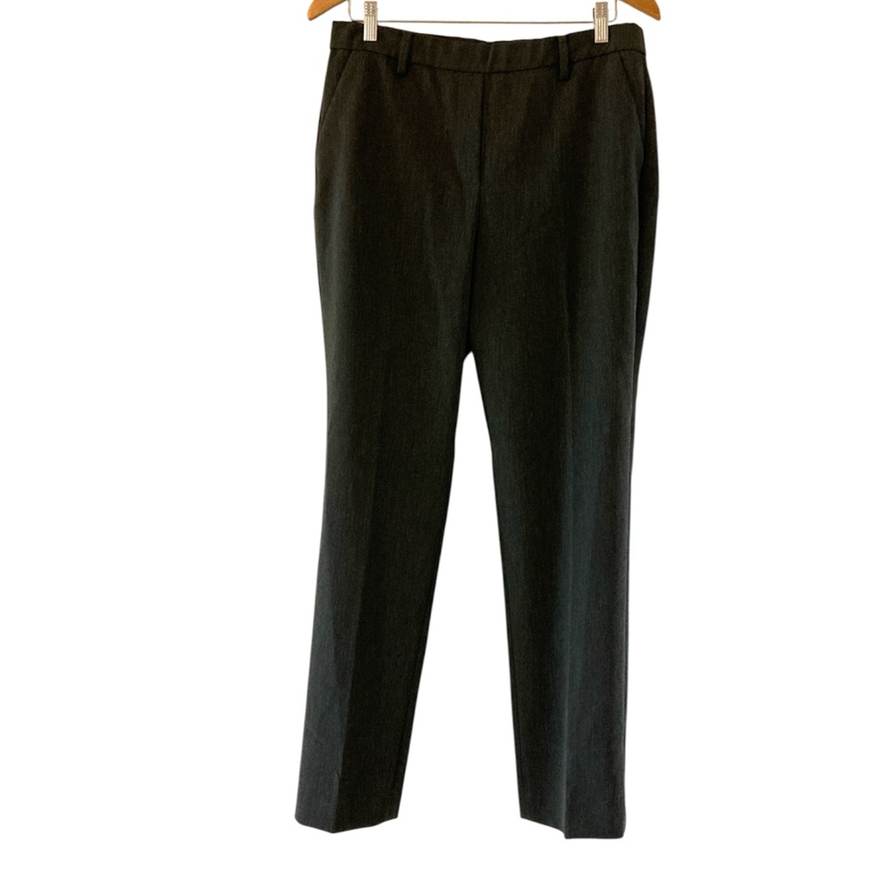 Talbots 6 Gray Cambridge Dress Pants Straight-Leg Tailored